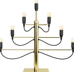 Adventsljusstake 'Milano' - Svart/Guld