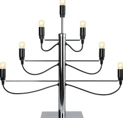 Adventsljusstake 'Milano' - Svart/Silver