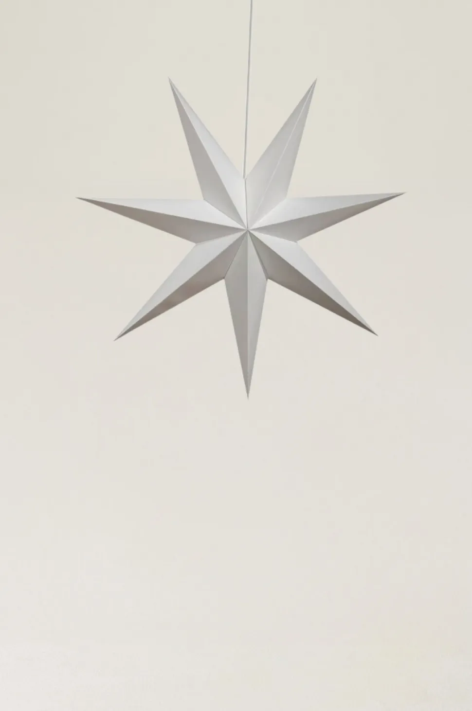 Adventsstjärna 'Sally' 100cm - Vit