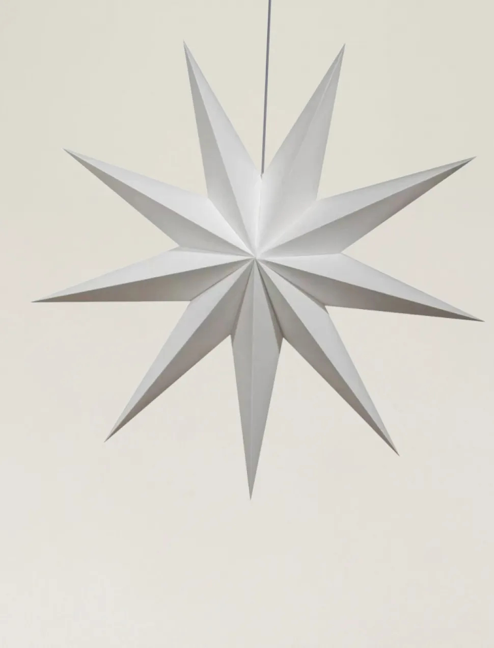 Adventsstjärna 'Vintergatan' 118cm - Vit