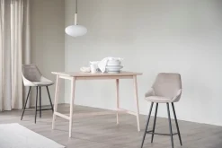 Barstol 'Sierra' - Beige/Sammet