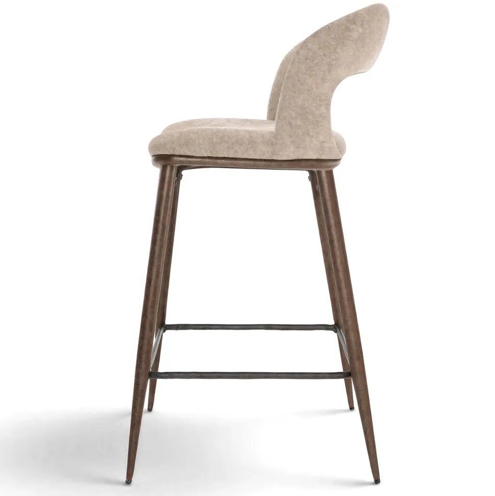 Barstol 'Vestby' - Beige/brun