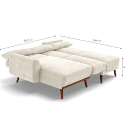 Bäddsoffa 'Texas' - Beige