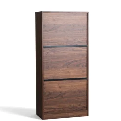 Bokhylla 'Colin' 60x129 - Valnöt/Svart