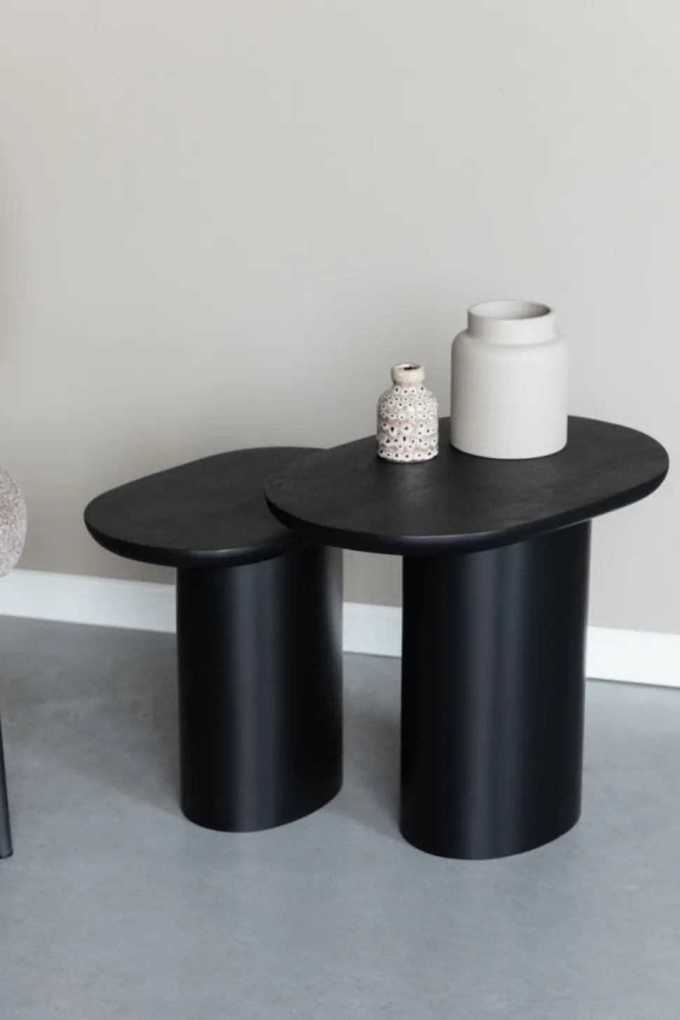 Bord 2-set 'Bela' - Svart