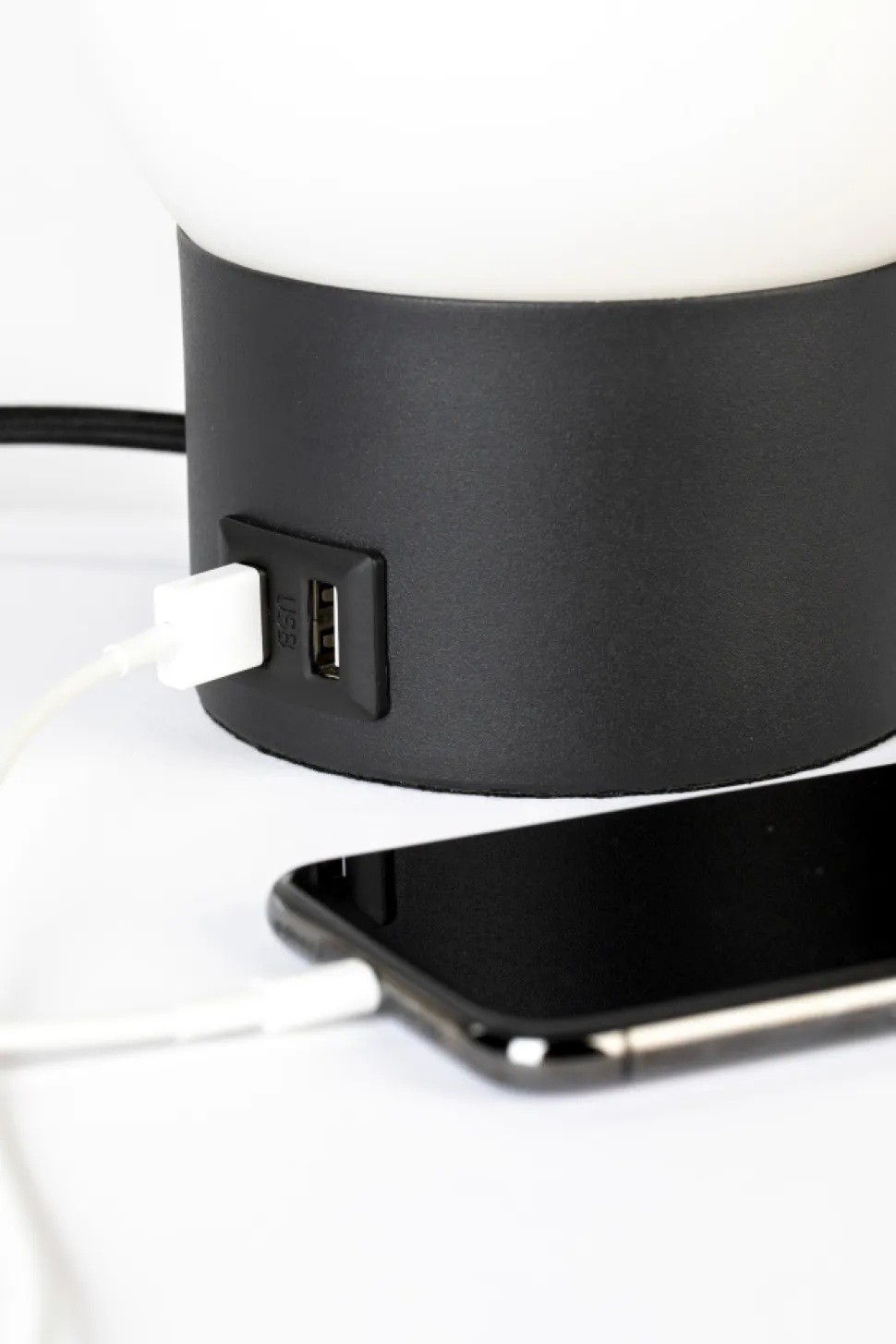 Bordslampa 'Urban Charger' - Svart