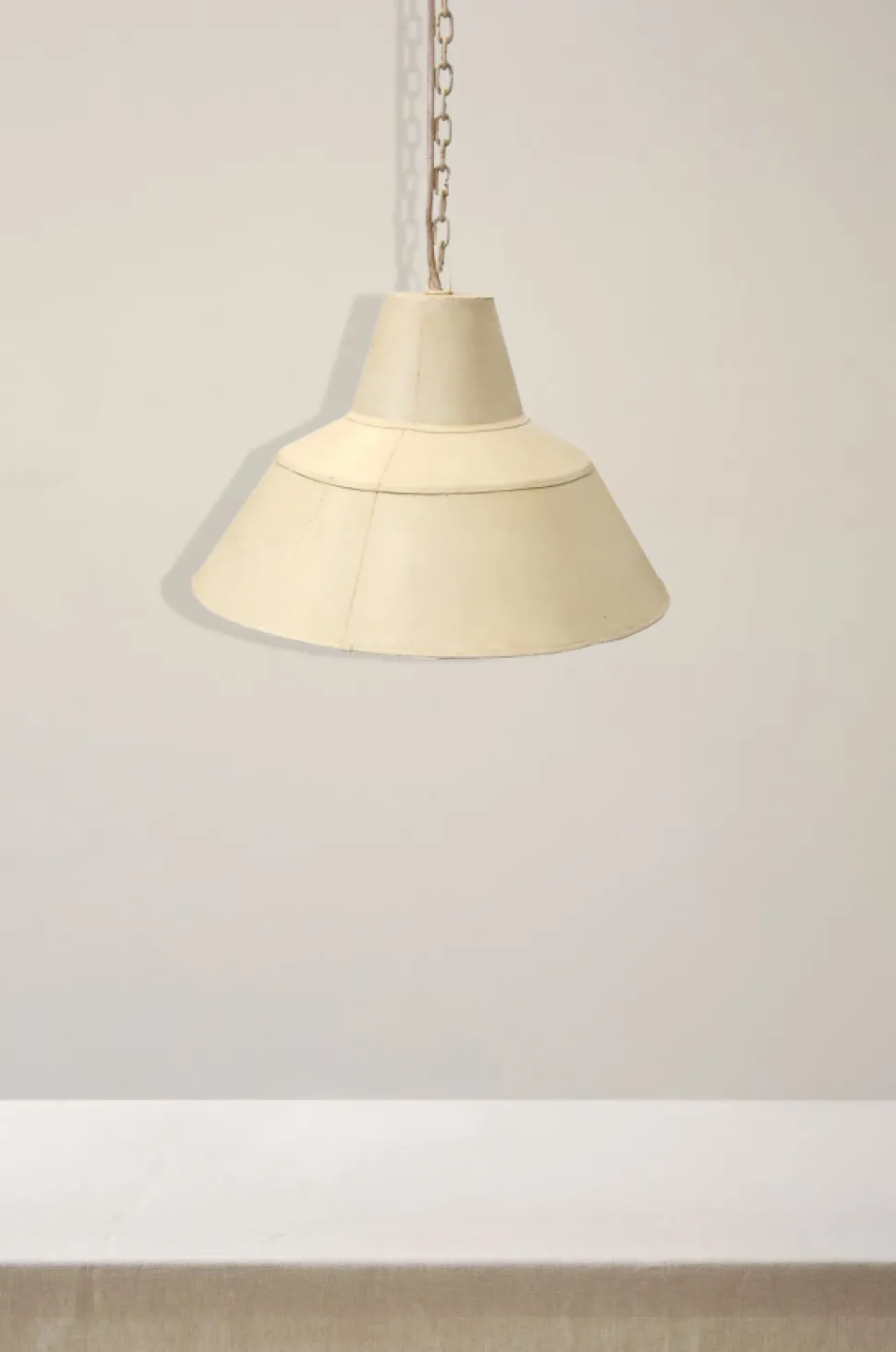 Fabrikslampa Vintage - Antikt vit/Patina