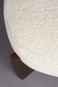 Fotpall 'Emilius' - Beige
