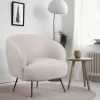 Fåtölj 'Capri' - Beige/Bouclé