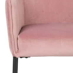 Fåtölj 'Dion' - Sammet/Rosa