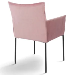Fåtölj 'Dion' - Sammet/Rosa