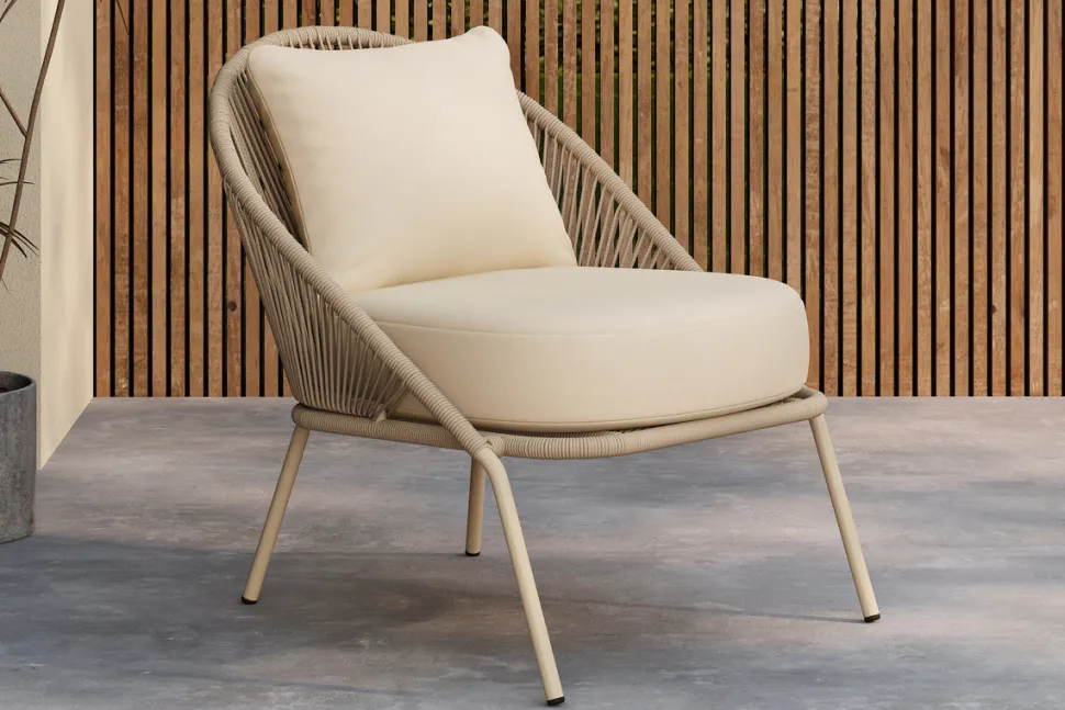 Fåtölj 'Lindos' - Beige