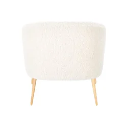 Fåtölj 'Lugnet' - Creme/Natur