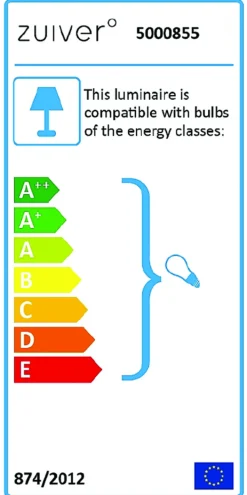 Golvlampa 'Arc' - Vit