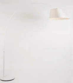 Golvlampa 'Arc' - Vit