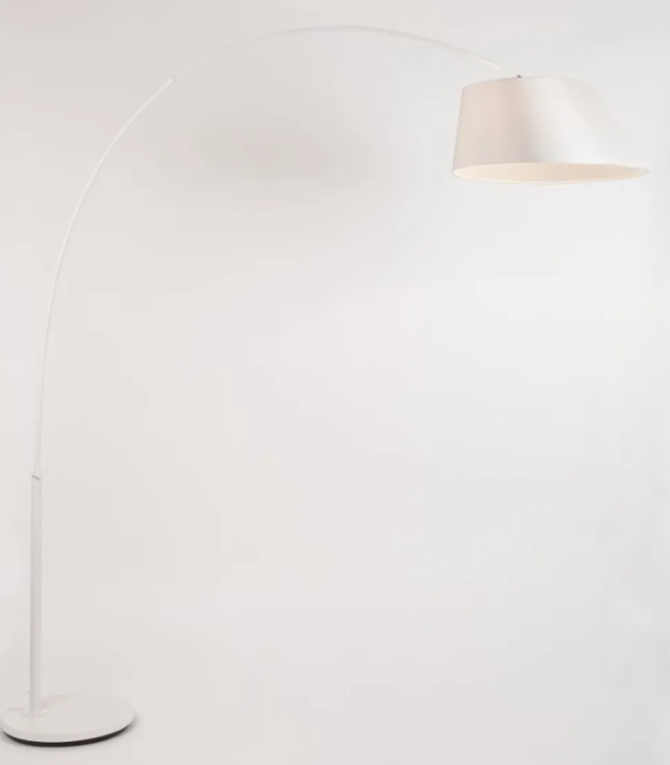 Golvlampa 'Arc' - Vit