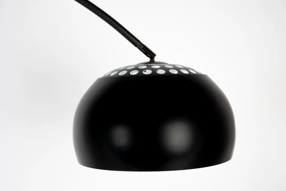 Golvlampa 'Metal Bow' - Svart