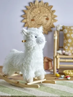 Gunghäst 'Rocking Lama' - Vit