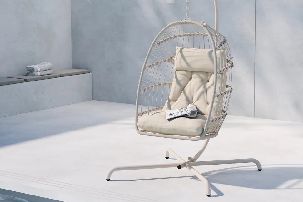 Hängstol 'Trezza' - Beige
