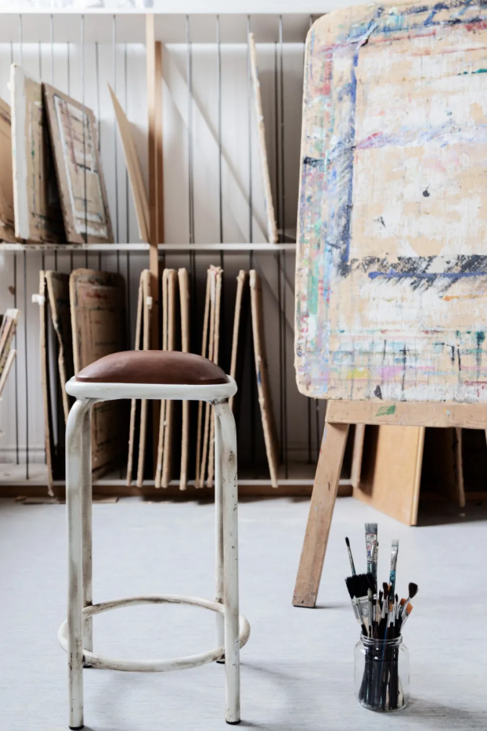 Industripall Vintage - Brun/Vit