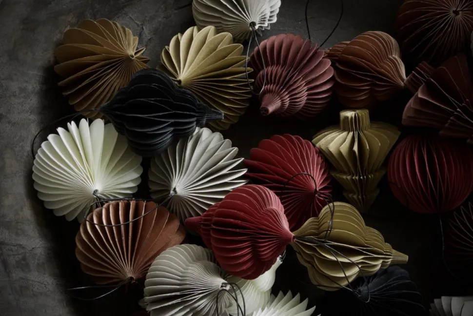 Julgranspynt 'Snowball' - Röd