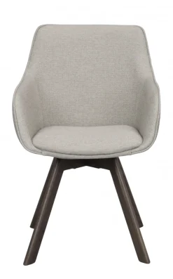 Karmstol 'Alison' - Beige/brun