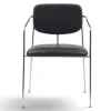 Karmstol 'Ebba' - Svart/Silver
