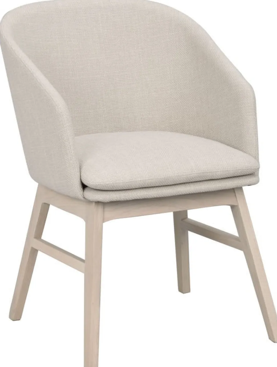 Karmstol 'Windham' - Beige/Vitpigmenterad