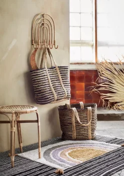 Klädhängare 'Rattan Coat Rack' - Natur