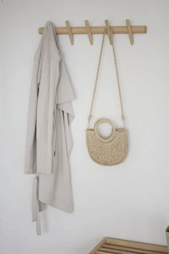Kroklist 'Hillmond' 65cm - Ljus ek