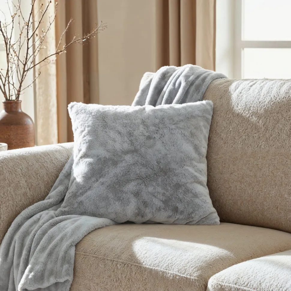 Kuddfodral 'Aranga Super Soft' 45x45cm - Grå