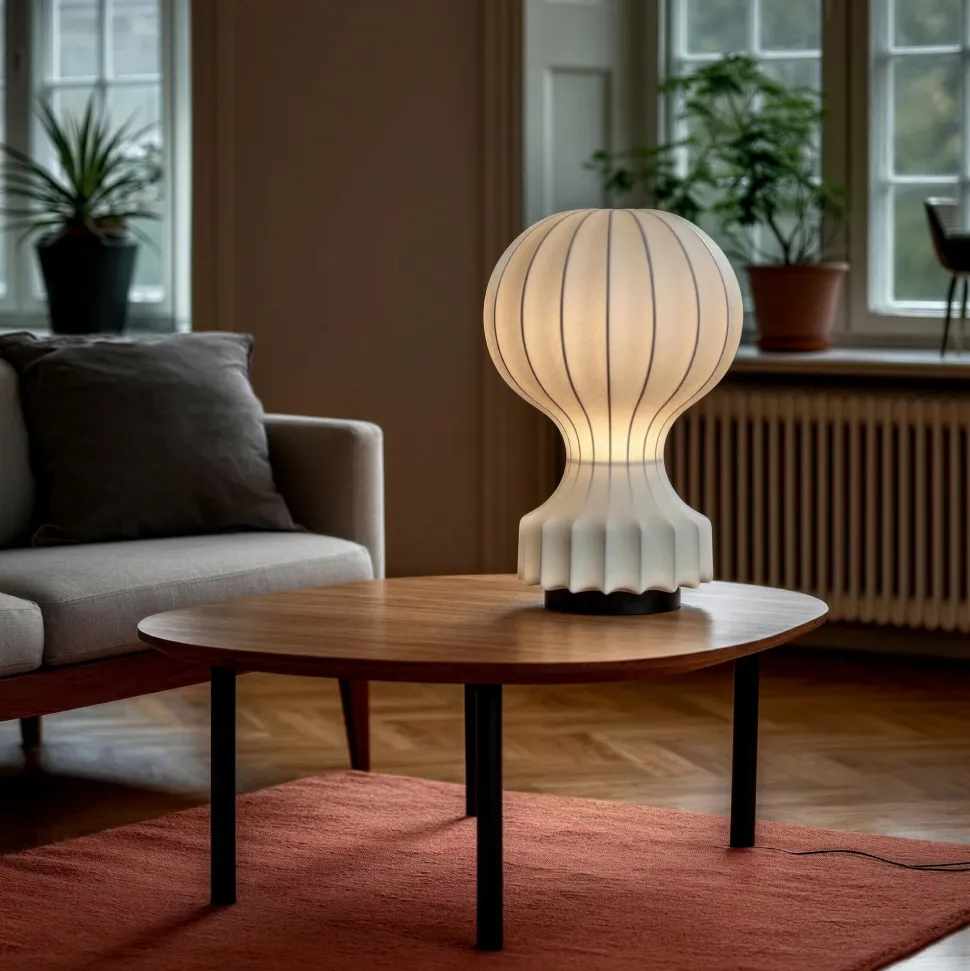 Lampa 'Senigallia' L - Vit/Svart