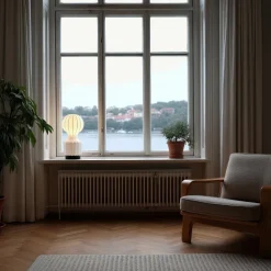 Lampa 'Senigallia' S - Vit/Svart