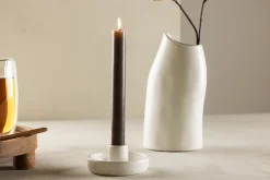 Ljusstake 'Arno' - Vit