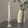 Ljusstake 'Brooks' - Beige