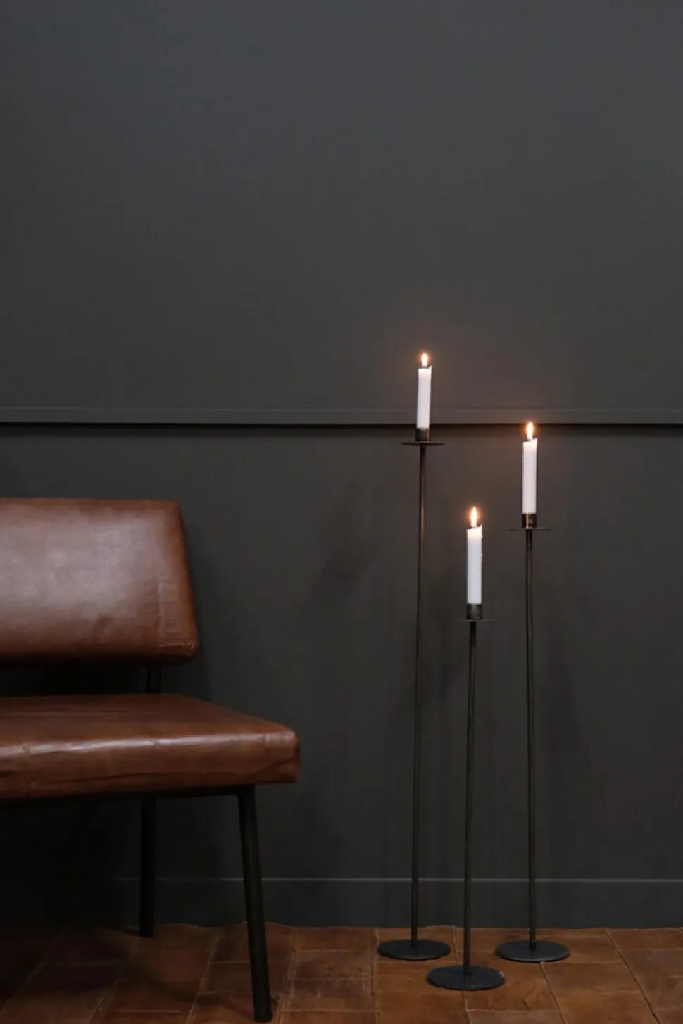 Ljusstake 'Dean' L - Järn