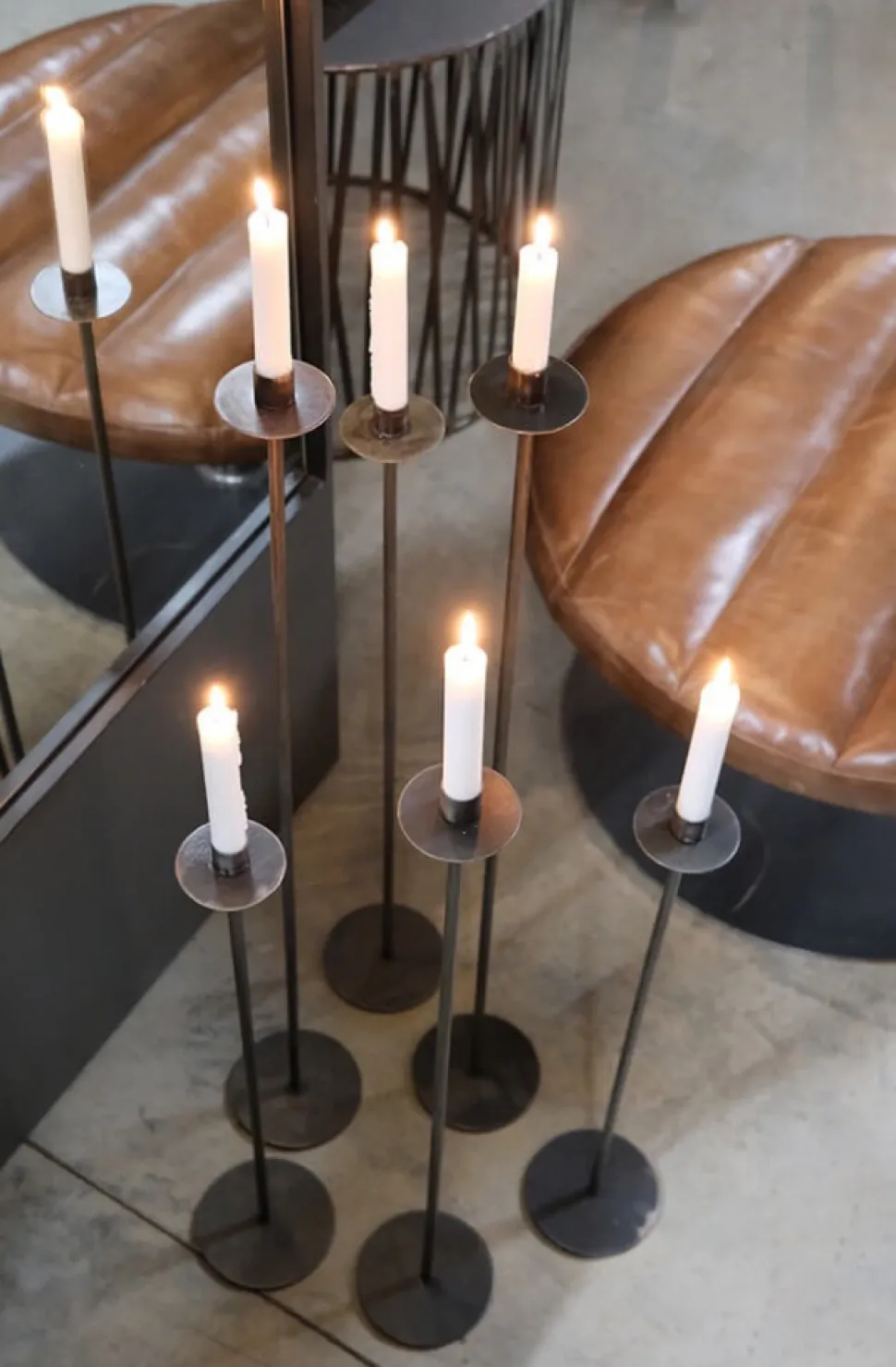 Ljusstake 'Dean' S - Järn