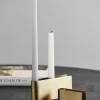 Ljusstake 'GILI' - Gyllene