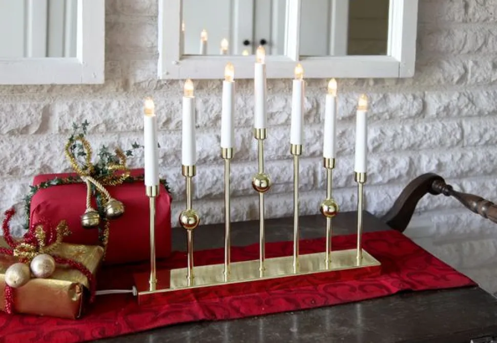 Ljusstake 'Gustavo' - Mässing