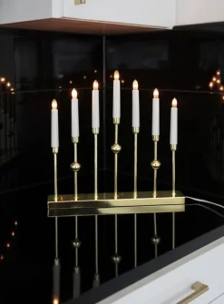Ljusstake 'Gustavo' - Mässing