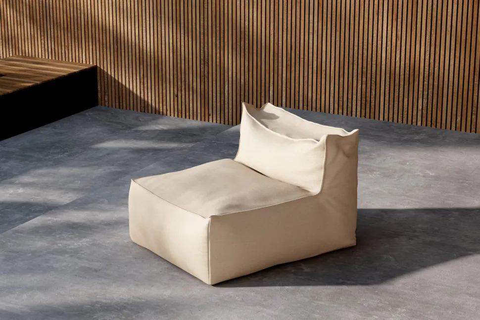 Loungefåtölj 'Rambo' - Cream Beige