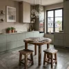 Matbord 'Birka' Runt 105x105cm - Vintage