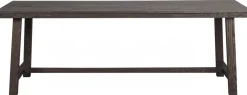 Matbord 'Brooklyn' 220x95cm - Mörkbrun