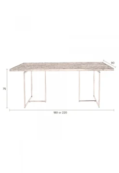 Matbord 'Class' 180x90cm - Brun