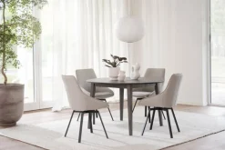 Matbord 'Filippa' Runt 120cm - Mörkbrun
