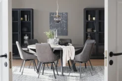 Matbord 'Fred' Runt 160cm - Brun
