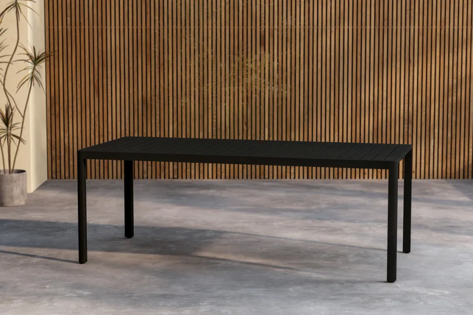Matbord 'Giardini' 200x72cm - Svart