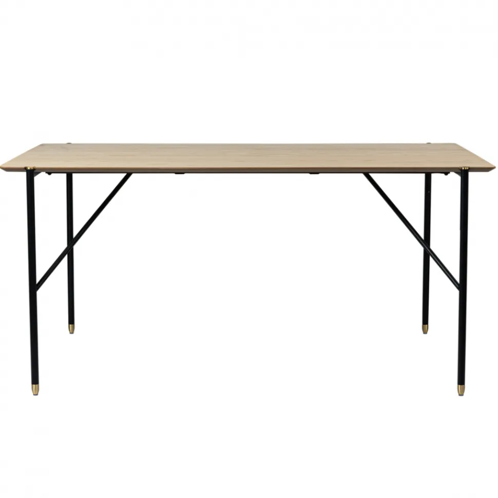 Matbord 'Hornstull' 160x90cm - Ek/Svart