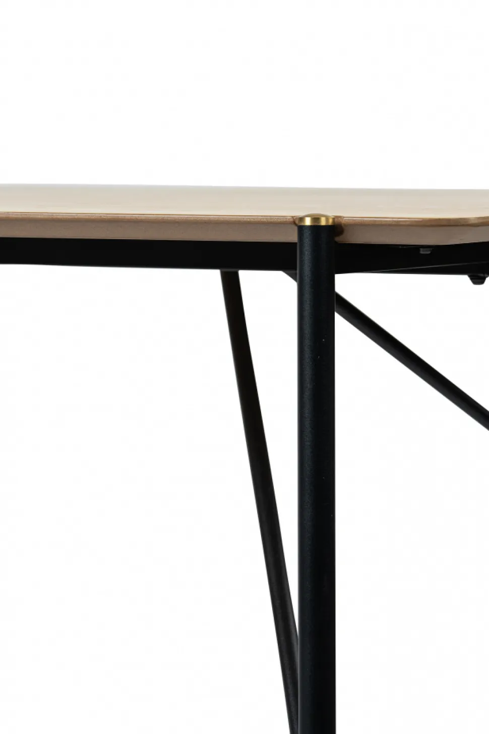 Matbord 'Hornstull' 160x90cm - Ek/Svart