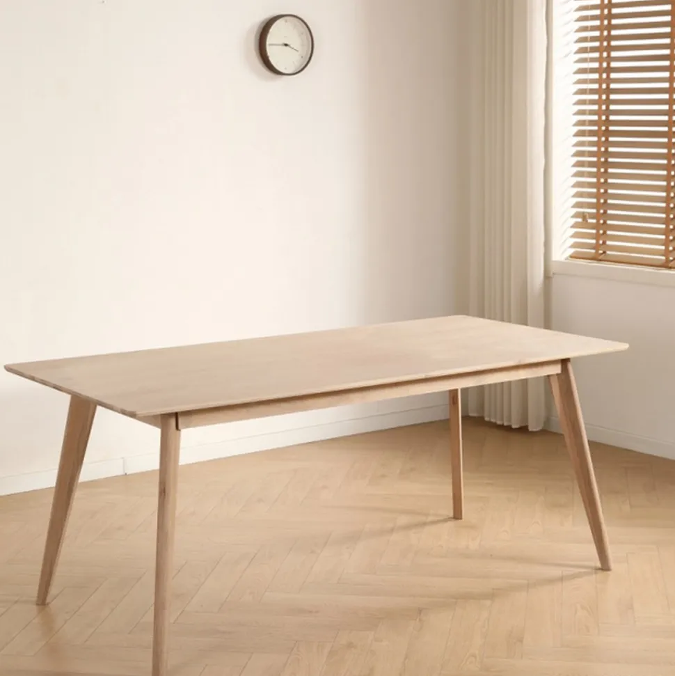 Matbord 'Line' 180x90 cm - Vitpigmenterad